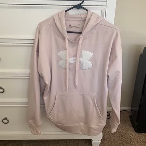 Light pink under armor hoodie